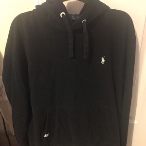 Ralph Lauren Polo Black Hoodie. ‘Performance’